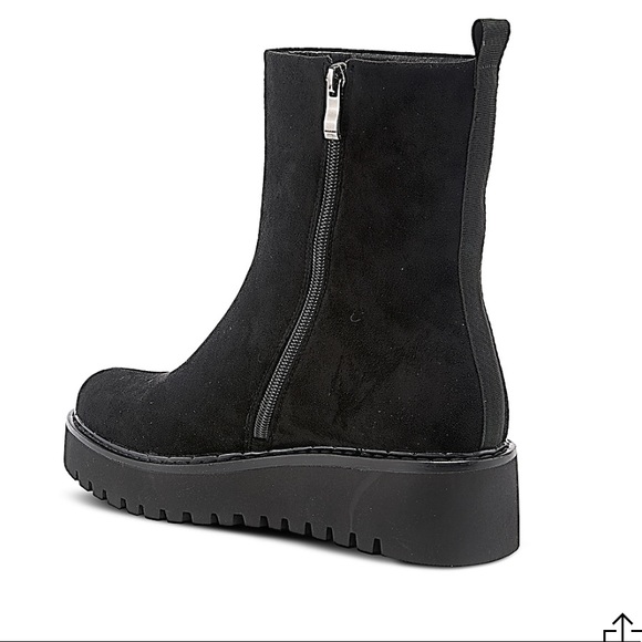 AZURA ITALIAN FASHION MENDIAPPA WEDGE BOOTS - Picture 2 of 7